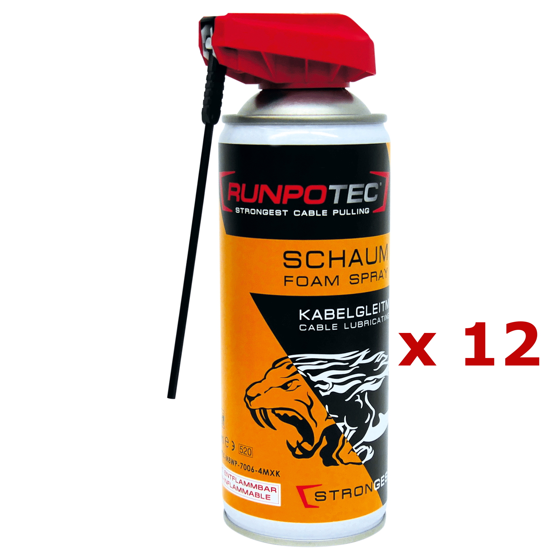 Kabelgleitmittel-Set SCHAUM 12 x 400 g (12 Stk. A20522)