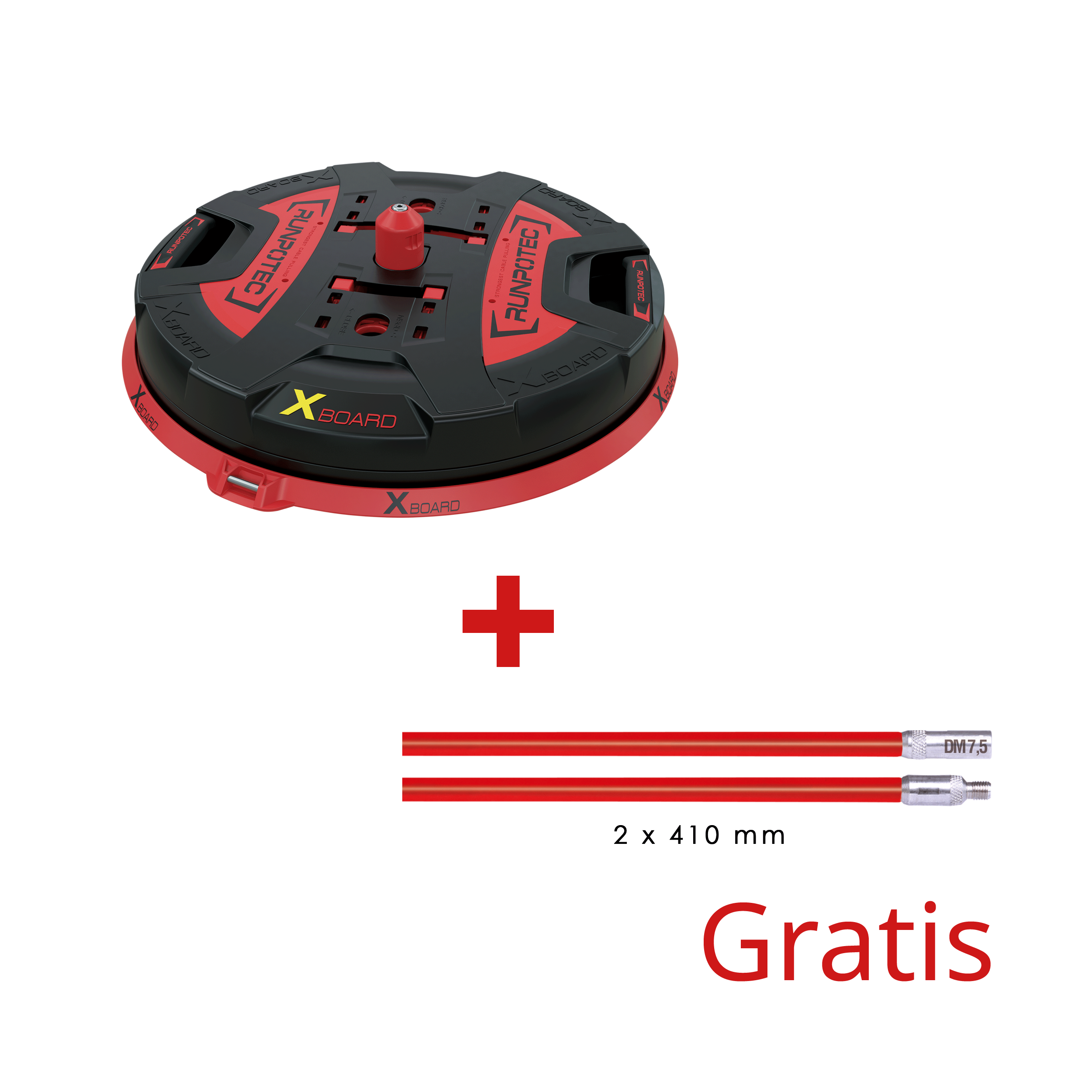 Kit spécial : X BOARD XB 500 - enrouleur de câble professionnel universel, Ø 500 mm, capacité de cha