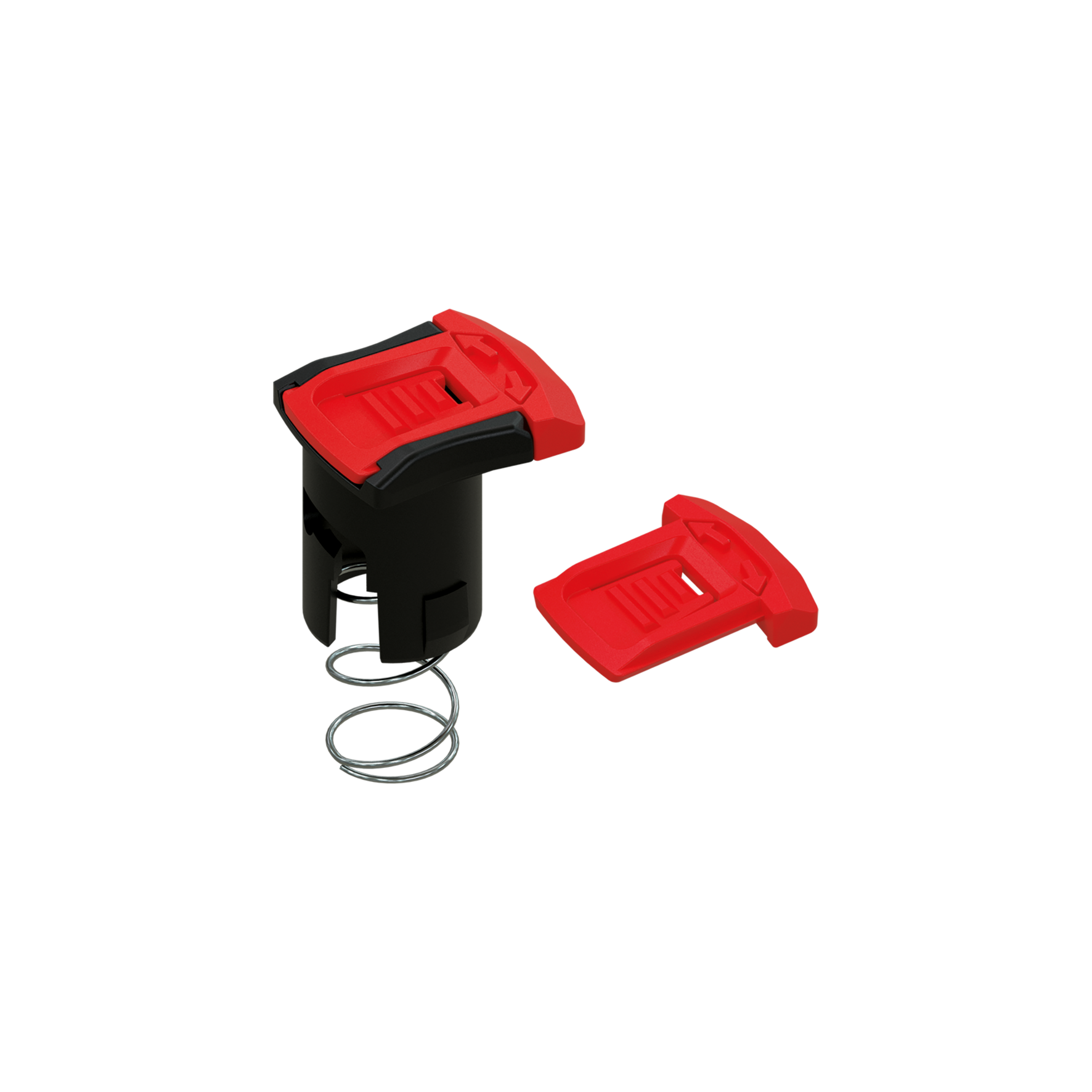 Frein d'inertie CB 260 : 1 frein + 2 plaquettes, plastique spécial.