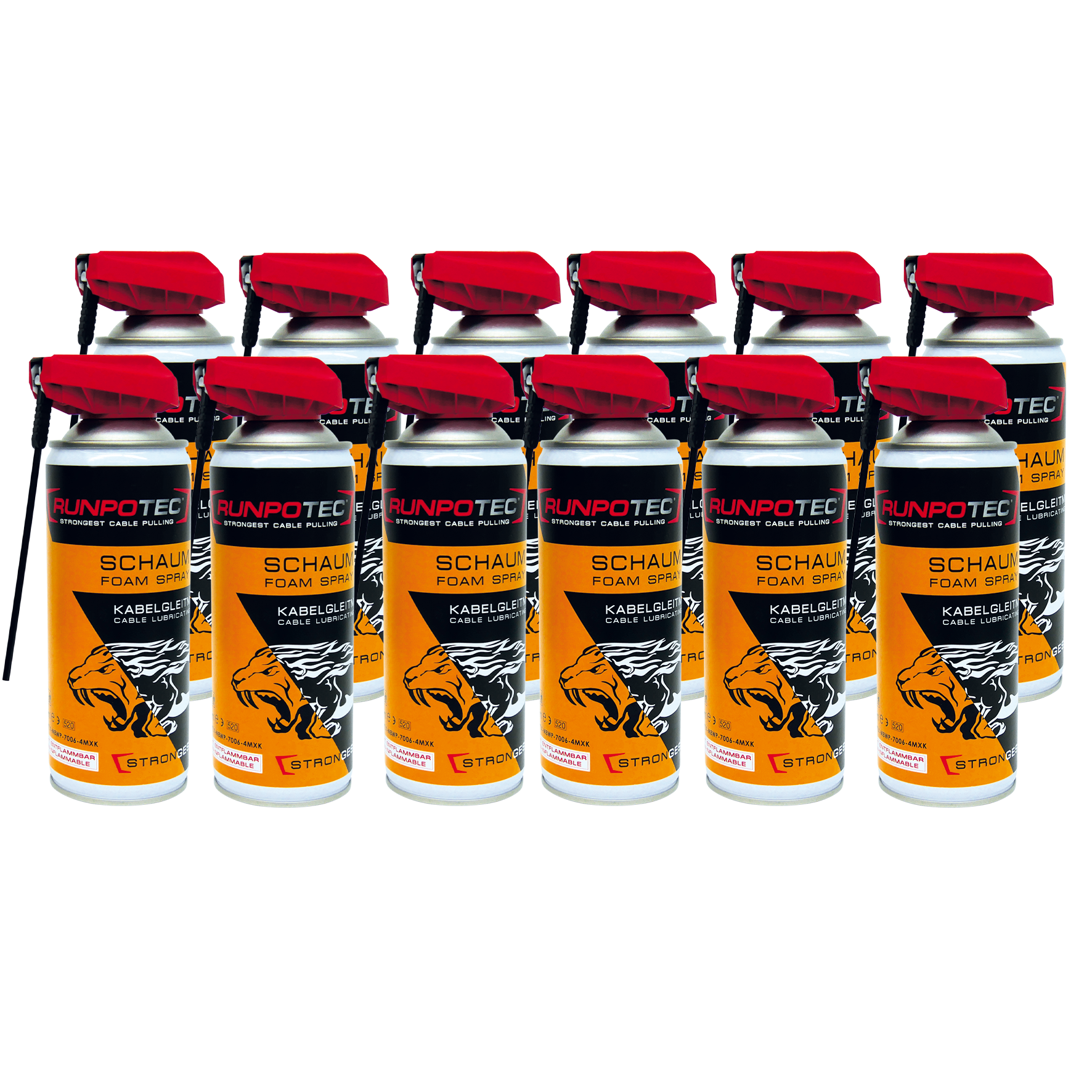 Kabelgleitmittel-Set SCHAUM 12 x 400 ml (12 Stk. x A20522)