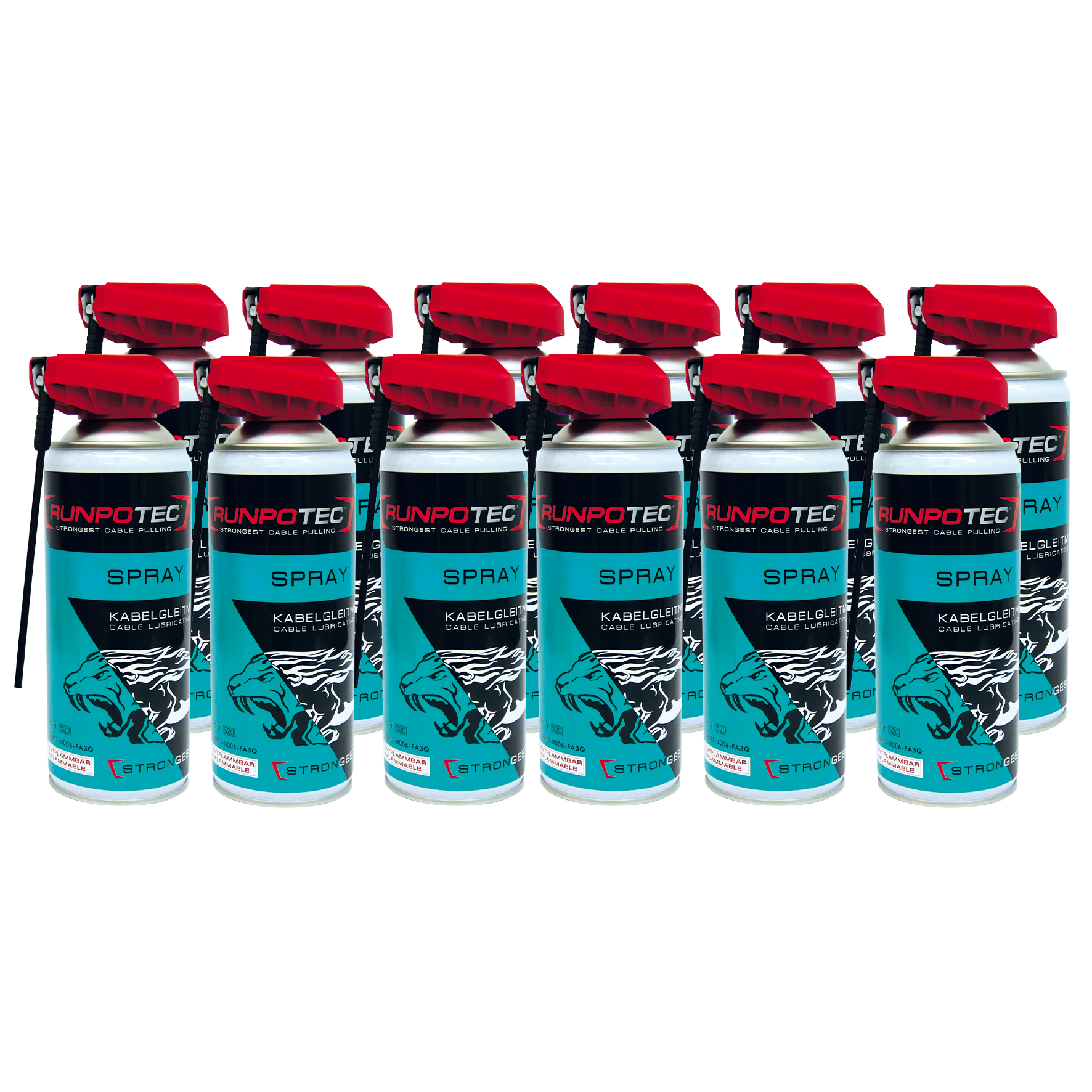 Kabelgleitmittel-Set SPRAY 12 x 400 ml (12 Stk. x A20523)