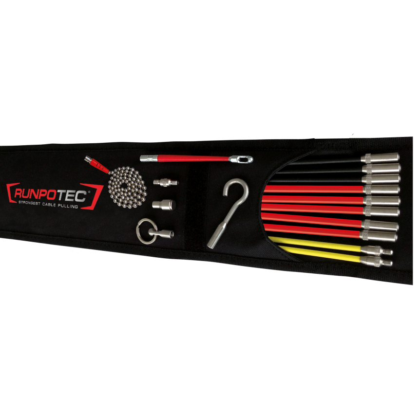 RUNPOSTICKS Standard Set, aide au tirage de c&amp;#226;bles pour les c&amp;#226;bles non guid&amp;#233;s, 17 pi&amp;#232;ces, tiges en