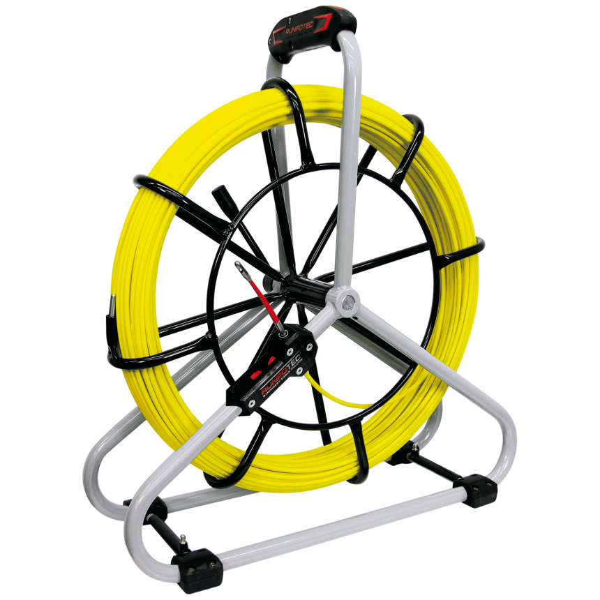 GF6 - Standard-Set - Glasfaserstab &amp;#216; 6 mm, Gewinde RTG &amp;#216; 6 mm, Kabeleinziehhilfe, L&amp;#228;nge: 80 m,