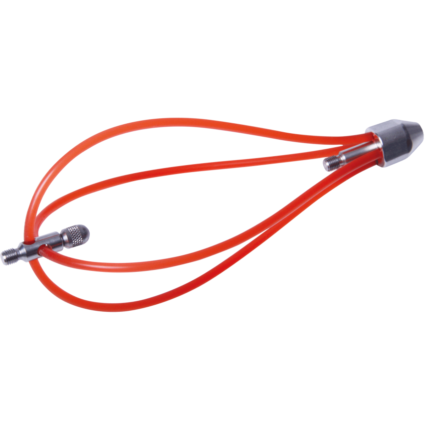 Patin fonctionnel - filetage RTG &amp;#216; 6 mm, vis aveugle incluse, acier inoxydable,