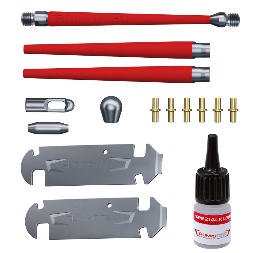 Kit de r&amp;#233;paration GF3 - &amp;#216; 3 mm avec filetage RTG &amp;#216; 6 mm, 15 pi&amp;#232;ces, acier