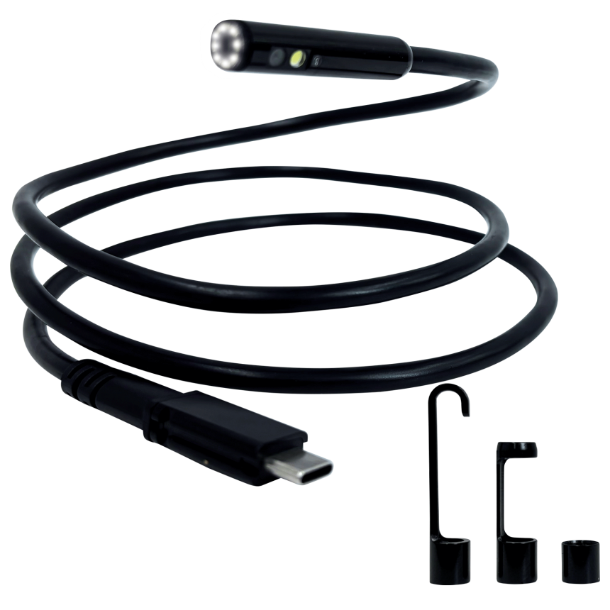 RC3 T&amp;#234;te de cam&amp;#233;ra flexible &amp;#216; 8 mm - 1 m, pour cam&amp;#233;ra d&amp;#39;inspection RC3