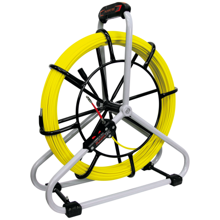 GF6-Kit standard - tige en fibre de verre Ø 6 mm, filetage RTG Ø 6 mm, guide-câble, longueur:80m,