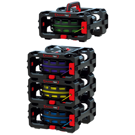 CB 260 Cable Box - 4er Set (4 Boxen) Kabelabroller - Einzeladerabroller (max. 7 kg)