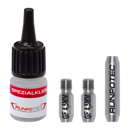 Kit de réparation GF4.5 - Ø 4,5 mm avec filetage RTG Ø 6 mm, 4 pièces, acier