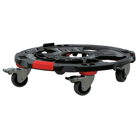 XB 500 APR - Adapterplatte - Roller mit 4 Transport-rollen inkl. Feststellbremse, Spezialkunststoff,