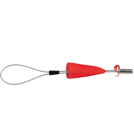 Boucle de tirage de câble avec capuchon de protection Ø 14 mm extérieur,