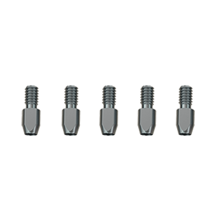 GF3 SLIM Kit de douilles d'extrémité Ø 3 mm, 5 pièces, acier inoxydable, filetage RTG Ø 3