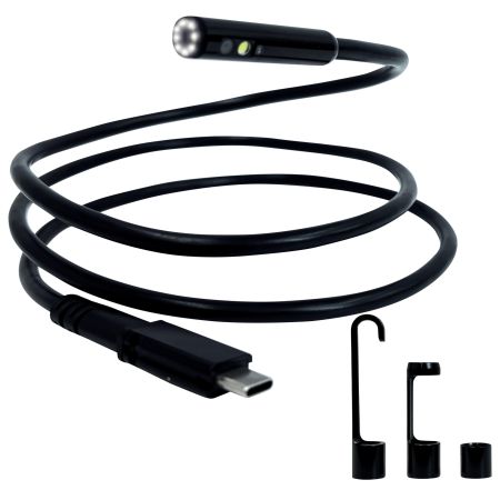 RC3 Tête de caméra flexible Ø 8 mm - 1 m, pour caméra d'inspection RC3