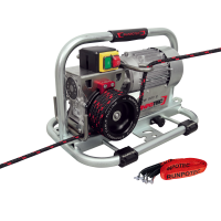 CW 800 E - Treuil cabestan, avec sangle de 3 m, sans trolley, raccordement moteur : 230 V / 50 Hz,