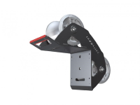 Cable guide roller 90 degrees, aluminium heavy-duty rollers with stainless steel ball bearings,