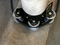 Kabelumlenkrollen-Kette - 3-gliedrig, Aluminium-Schwerlastrollen mit Edelstahlkugellager,