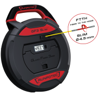 GF3 SLIM - Outil de tirage de c&amp;#226;ble, y compris compteur num&amp;#233;rique, longueur : 20 m, tige en fibre d