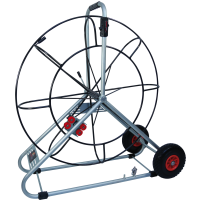 Stahlhaspel &amp;#216; 1400 mm fahrbar f&amp;#252;r &amp;#216; 15 mm, inkl. Meterz&amp;#228;hler,