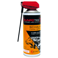 Kabelgleitmittel Schaum, 400 ml, Dose mit ausklappbarem Spezialaufsatz (gro&amp;#223;fl&amp;#228;chig und