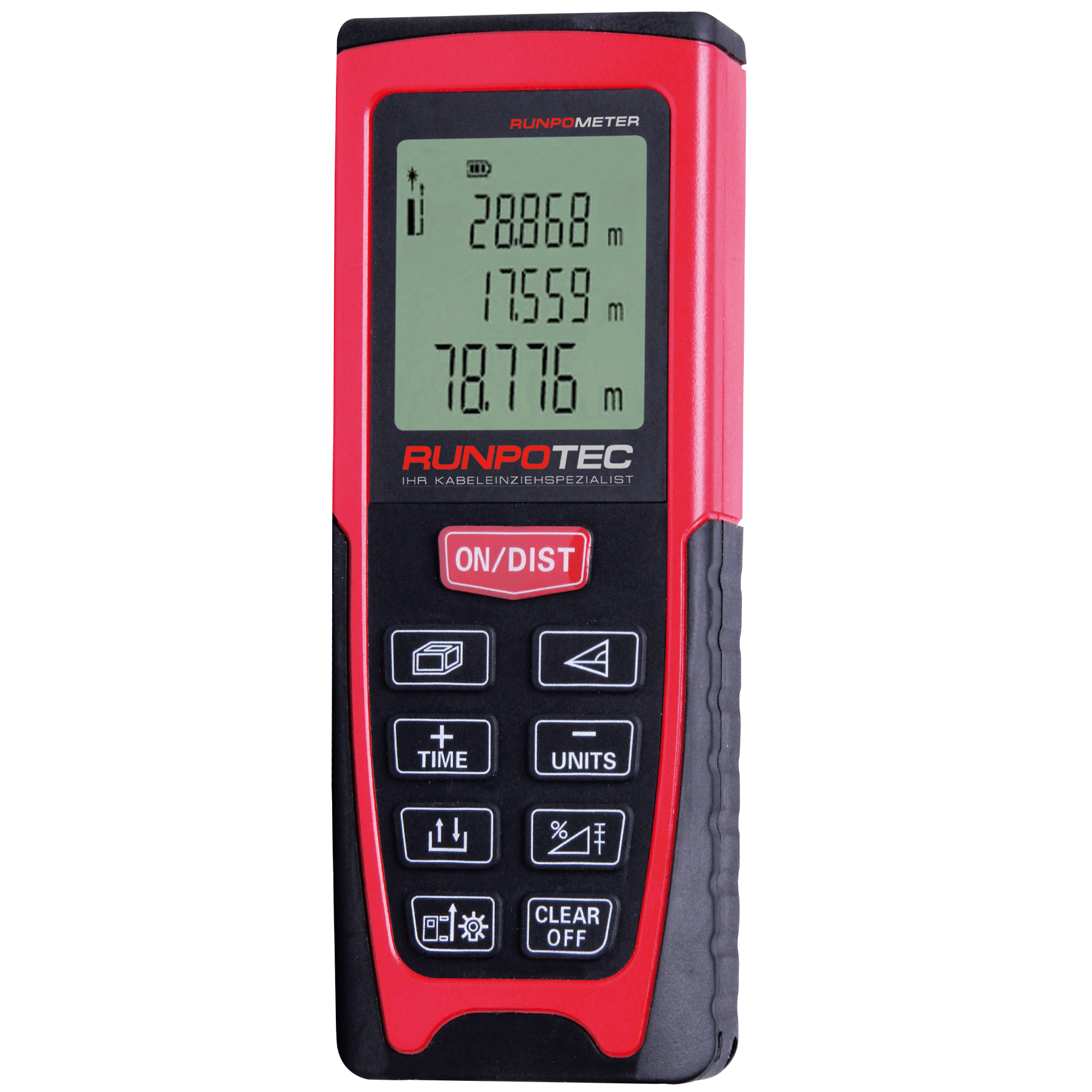 RM80 - Télémètre laser, en sacoche de protection avec boucle de