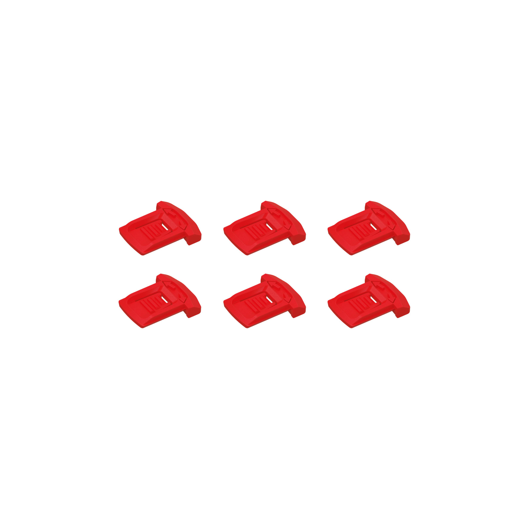 Patins de frein CB 260, 6 pièces. Plastique spécial évite le déroulement incontrôlé.