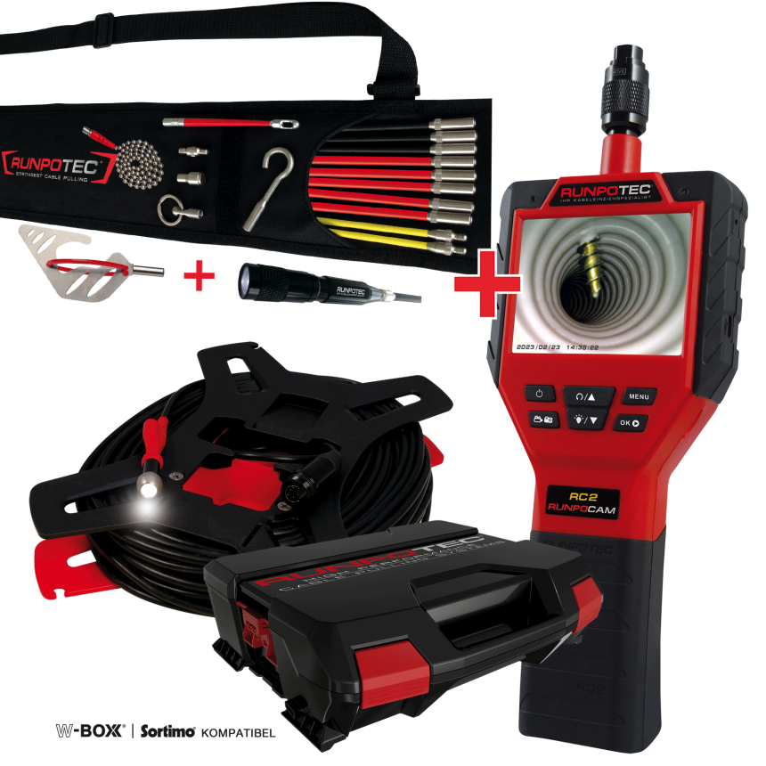 Nachfolgeprodukt A11149 beachten. (Nicht mehr lieferbar: RUNPOCAM RC2 30 m + RUNPOSTICKS Comfort)