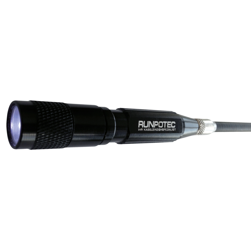 LED-lamp 130 lumen - thread RTG &amp;#216; 6 mm, aluminium