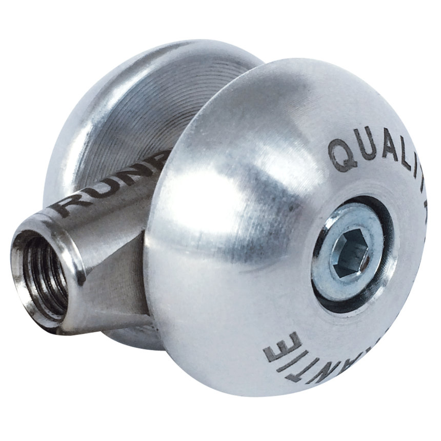 Roller &amp;#216; 50 mm/1,9685 in., thread RTG &amp;#216; 12 mm, aluminium/stainless
