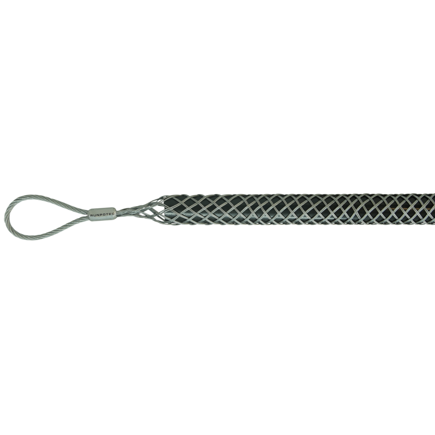 Cable pulling grip &amp;#216; 10 - 15 mm/0,3937 - 0,5906 in. with loop CW, double-steel weave length: 600