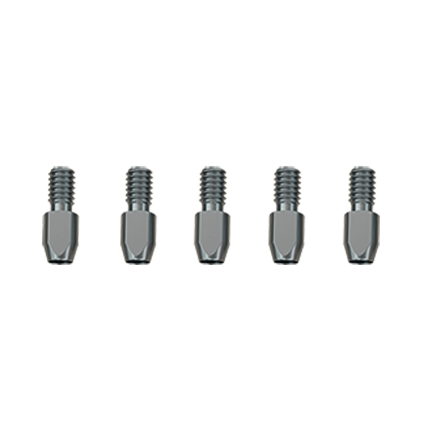 GF3 SLIM Kit de douilles d&amp;#39;extr&amp;#233;mit&amp;#233; &amp;#216; 3 mm, 5 pi&amp;#232;ces, acier inoxydable, filetage RTG &amp;#216; 3