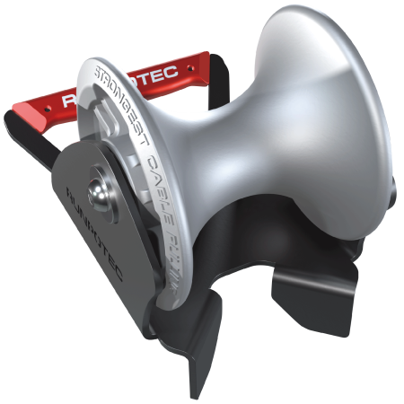 Rouleau de renvoi de c&#226;ble puits bord int&#233;rieur, rouleaux en aluminium pour charges lourdes avec