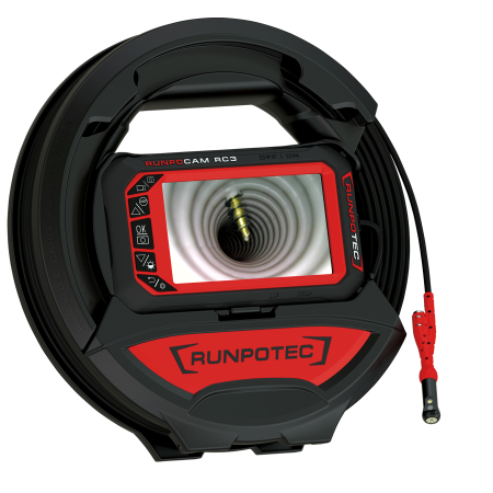 Cam&#233;ra d&#39;inspection RC3 (num&#233;rique) - 15 m, pour l&#39;inspection des tuyaux jusqu&#39;&#224; 15m, &#224; partir d&#39;un