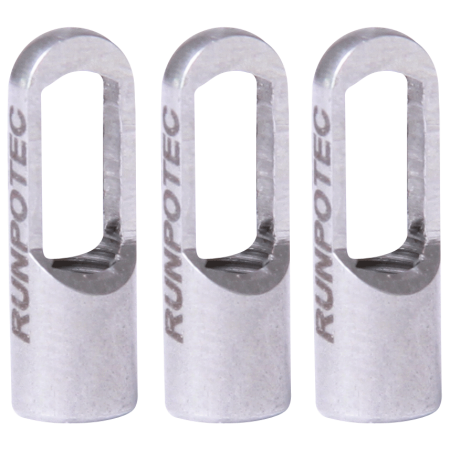 Jeu d&#39;anneaux de traction &#216; 7 mm avec filetage RTG &#216; 6 mm, 3 pi&#232;ces, acier