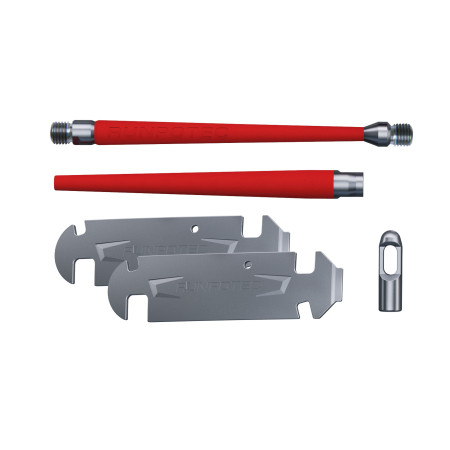 Pointe de guidage avec kit anti-pliage GF3 &#216; 3 mm avec filetage RTG &#216; 6 mm, 5 pi&#232;ces, acier