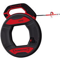 RP5 (RUNPO 5) - Tire-c&amp;#226;ble professionnel, longueur: 20 m, ruban plastique sp&amp;#233;cial &amp;#224; triple torsion 