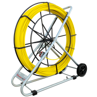 GF15 - Glasfaserstab &amp;#216; 15mm mit RUNPOTEC Gewinde RTG &amp;#216; 12 mm, Kabeleinziehhilfe, L&amp;#228;nge: 250 m,