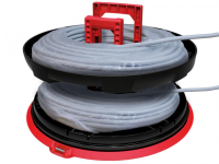 X BOARD XB 500 - d&amp;#233;rouleur de c&amp;#226;ble professionnel universel, plastique sp&amp;#233;cial, &amp;#216; 500 mm, largeur du