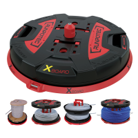 X BOARD XB 500 - d&amp;#233;rouleur de c&amp;#226;ble professionnel universel, plastique sp&amp;#233;cial, &amp;#216; 500 mm, largeur du