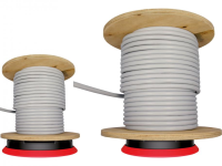 X BOARD XB 300 - d&amp;#233;rouleur de c&amp;#226;ble professionnel universel, plastique sp&amp;#233;cial, &amp;#216; 300 mm, largeur de