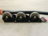 Cha&amp;#238;ne &amp;#224; rouleaux de renvoi de c&amp;#226;bles - 3 maillons, rouleaux en aluminium pour charges lourdes avec