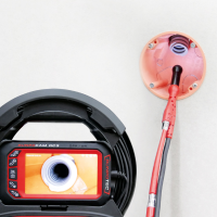 Cam&amp;#233;ra RC3 - 15m + RUNPOSTICKS Comfort, pour l&amp;#39;inspection de tuyaux jusqu&amp;#39;&amp;#224; 15m, &amp;#224; partir d&amp;#39;un