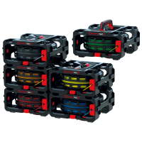 CB 260 Cable Box - Jeu de 6 (6 bo&amp;#238;tes) D&amp;#233;rouleur de c&amp;#226;ble - D&amp;#233;rouleur d&amp;#39;&amp;#226;me simple