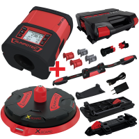 RUNPOMETER RM35 + XB 300 - Digitales Kabell&amp;#228;ngenmessger&amp;#228;t + universeller Profi-Kabelabroller