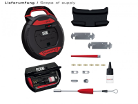 GF3 - Outil de tirage de c&amp;#226;ble avec compteur num&amp;#233;rique, longueur: 30 m, tige en fibre de verre &amp;#216; 3